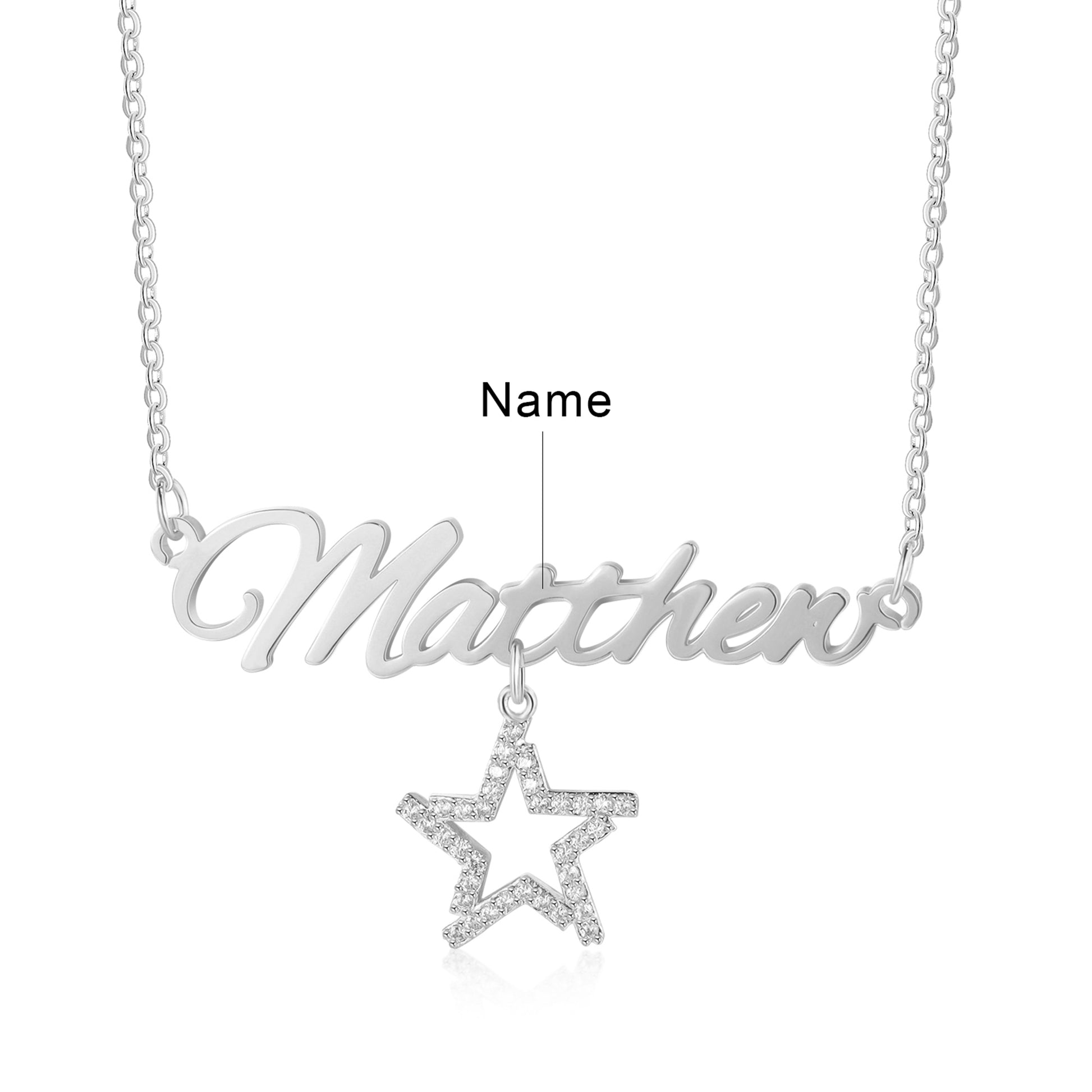 18K Gold Name necklace