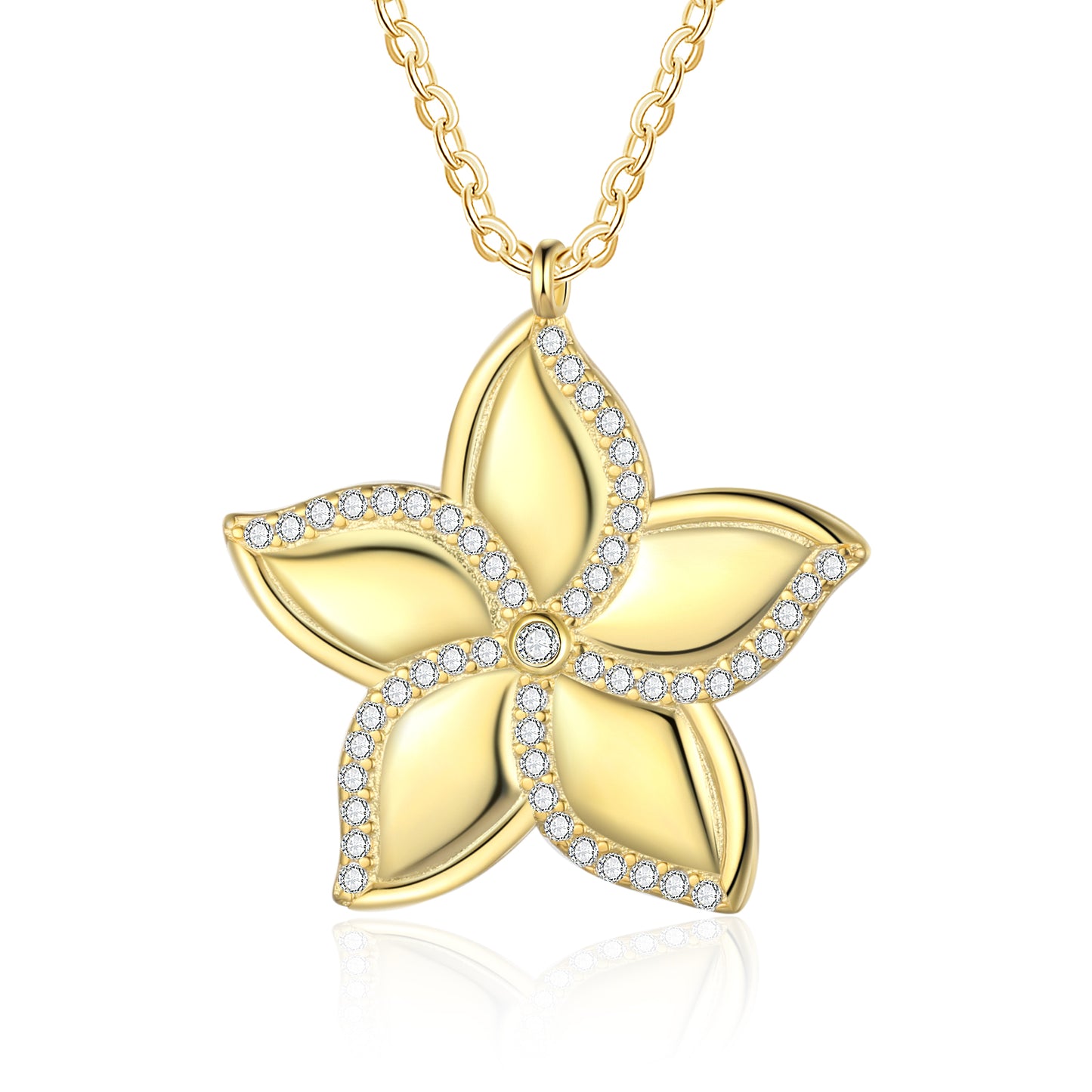 Name Star Flower Necklace