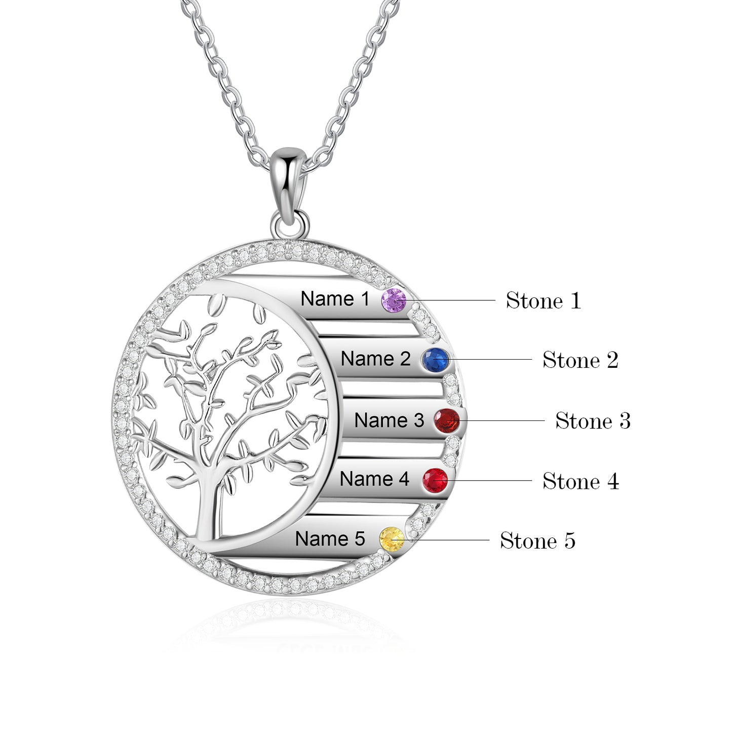 Custom Family Tree of life Necklace