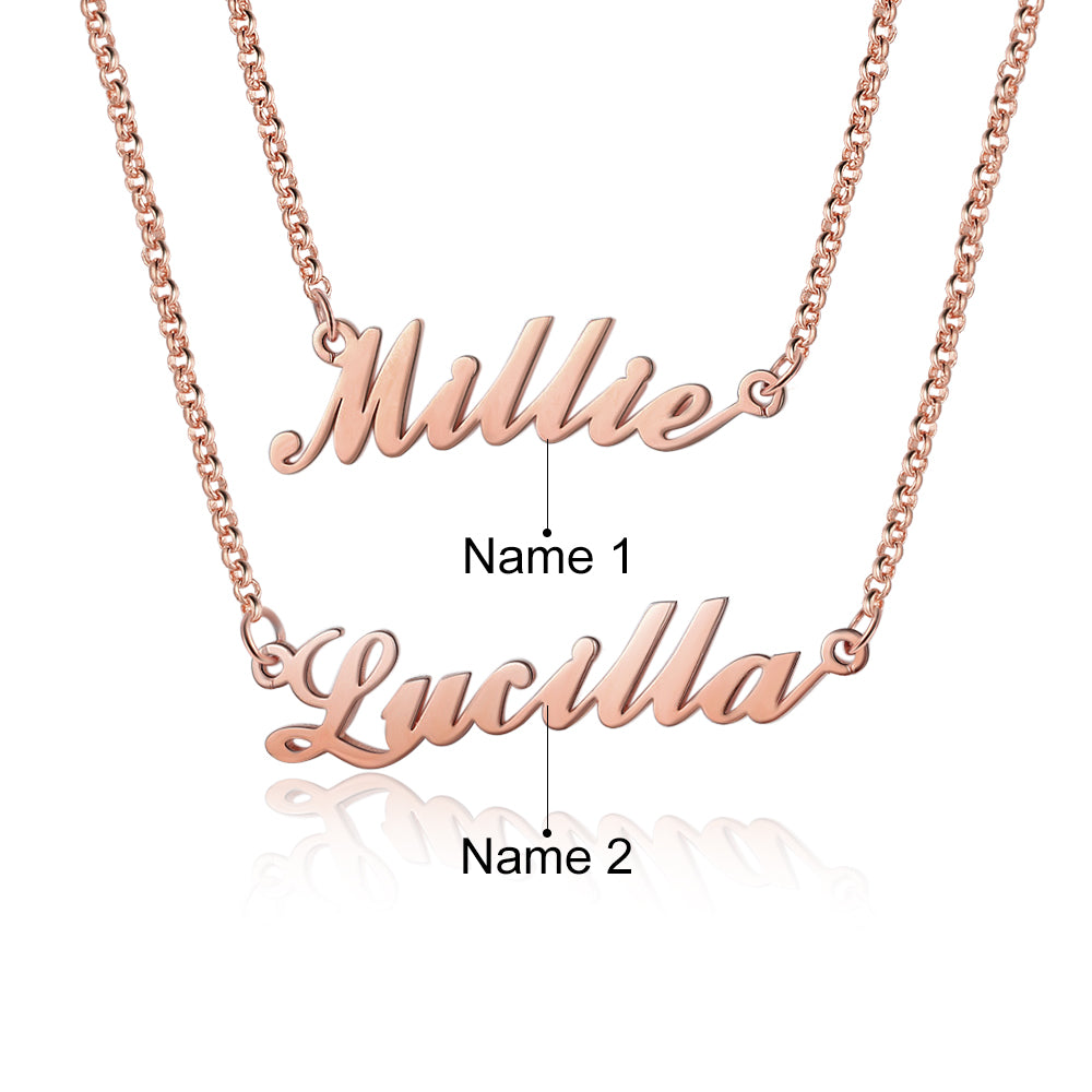 Personalized Elegance: Crafted 925 Sterling Silver Name Necklace
