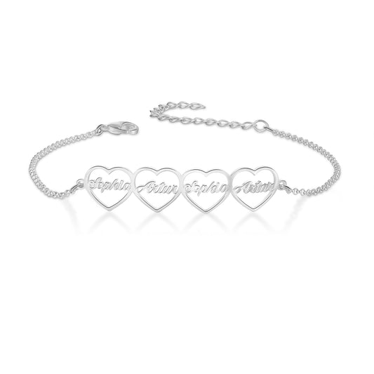 Personalized bracelet Heart
